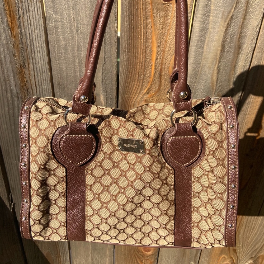 Ninewest Geometric pattern purse